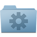 Setting Folder Blue icon